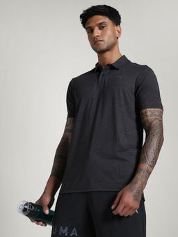 Puma - Black Cloud Spun Men's Training Printed Polo T-Shirt