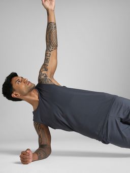 Puma - Grey Cloud Spun Men's Solid Tank