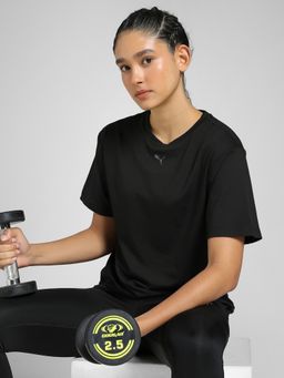 Puma - Black Women's Cloud Spun Solid T-Shirt