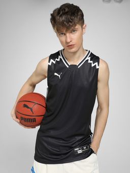 Puma - Black Hoops Team Men's Basketball T-Shirt