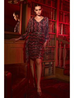 BOHO-CHIC By Sukriti Jain - All About Sparkles And Glimmer Embellished Top And Skirt Set