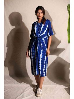 Keva Clothing - Electric Blue Knee Length Dress