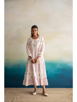 Keva Clothing - Daisy 3/4Th Sleeves Tier Dress