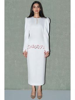 TheRealB - White Embellished Co-Ord Set