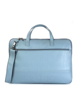 Nautica - Padded Sleeve Stylish Leatherette Bag Suitable up to 15.6 Inch Laptop Blue (M)