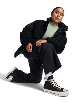 Converse - Women Chuck Taylor All Star Puff Lift Cozy Platform Leather High Top Sneakers