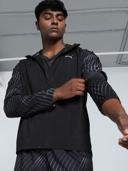 Puma - Black Printed Bomber Jacket