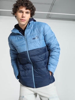 Puma - Blue Colorblock Puffer Jacket