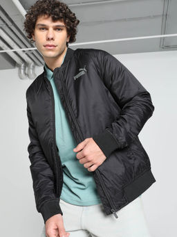 Puma - Black Solid Puffer Jacket