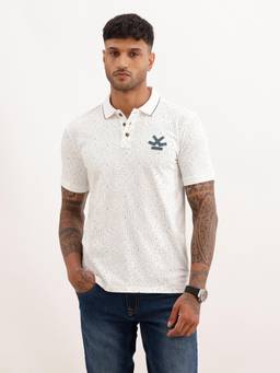 WROGN - Slim Fit AOP Polo T-Shirt