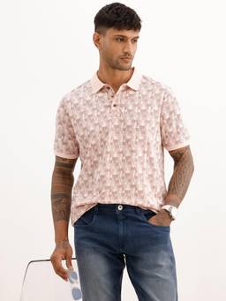WROGN - Slim Fit AOP Polo T-Shirt
