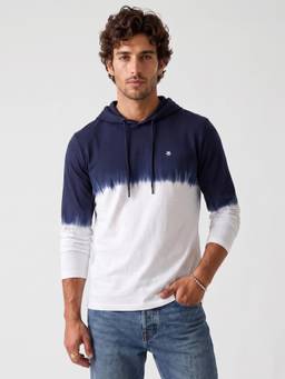 WROGN - Slim Fit Tie Dyed Full Sleeve Hoodie