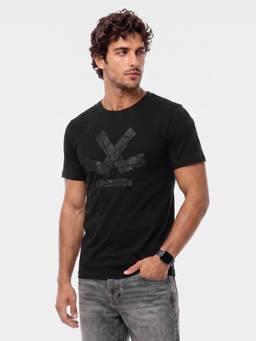 WROGN - Slim Fit Placement Printed T-Shirt