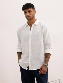 WROGN - Slim Fit Textured Shirt