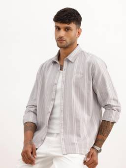 WROGN - Slim Fit Stripes Detail Shirt