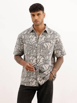 WROGN - Classic Comfort Fit Jacquard Shirt