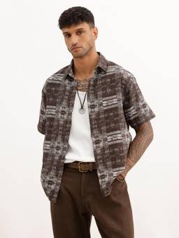 WROGN - Classic Comfort Fit Jacquard Shirt