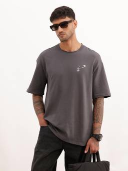 WROGN - Oversized Placement Printed T-Shirt