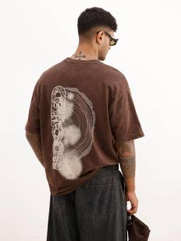 WROGN - Oversized Back Puffer Printed T-Shirt