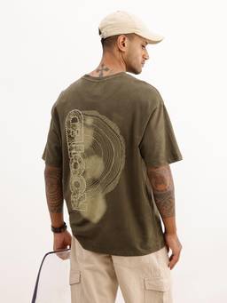 WROGN - Oversized Back Printed T-Shirt