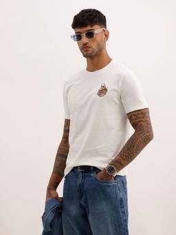 WROGN - Slim Fit Embroidered Detail T-Shirt