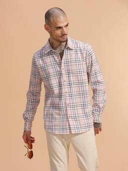 WROGN - Checks Full Sleeve Cotton Shirt