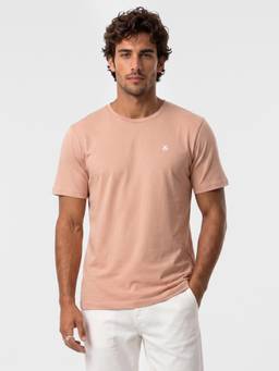 WROGN - Pink Solid Slim Fit T-Shirt