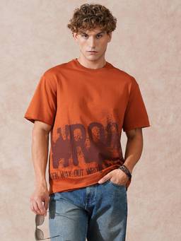 WROGN - Heavy GSM Distressed Oversized Fit T-Shirt