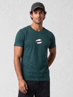 WROGN - Slim Fit Placement Printed T-Shirt
