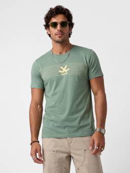 WROGN - Slim Fit Placement Printed T-Shirt