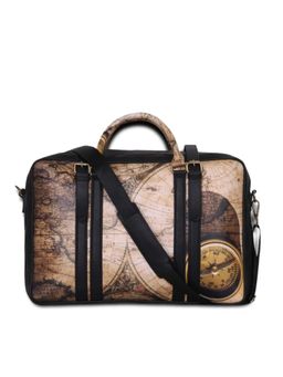 Strutt - Unisex Brown Timeless Weekender Travel Duffle Bag (M)