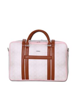 Strutt - Women Pink Vintage Weekender Travel Duffle Bag (M)