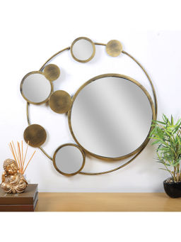 HomeTown - Aruba Iron and Glass Wall Mirror In Gold