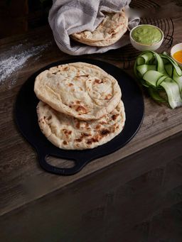 Victoria - 12-Inch Cast Iron Tawa Dosa Pan, Pizza Pan with A Loop Handle, Crepe Pan