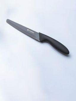 Viners - Assure 8” Stainless Steel Carving Soft Grip Handle Safety Kitchen Knife, Black