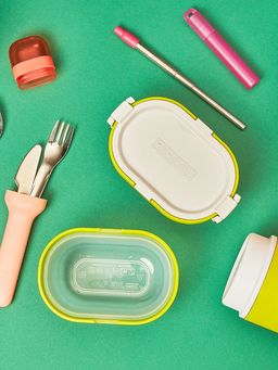 Zoku - Premium 2Pcs Airtight Stackable Food Storage Containers Set