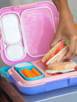 Zoku - Premium Premium Neat Bento Box, Lunch Container, Pink