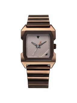 Fastrack - Pulse II Brown Dial Stainless Steel Analog Watch - 1474QM02