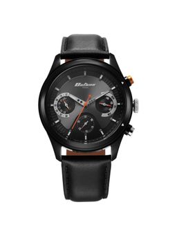 Titan - Octane Phoenix Black Dial Leather Analog Watch - 1805KL02