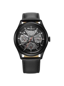 Titan - Octane Phoenix Black Dial Leather Analog Watch - 1805NL07