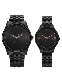 Fastrack - Mixmatched 3 Black Dial Stainless Steel Analog Watch - 33056296NM02P