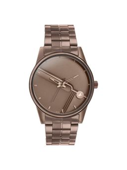 Fastrack - Stunner 8.0 Brown Dial Stainless Steel Analog Watch - 3305QM01