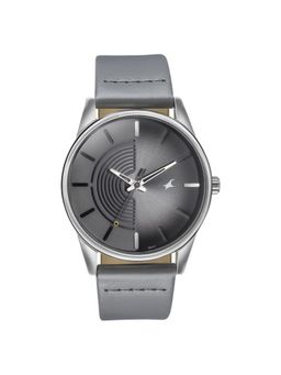 Fastrack - Stunner 8.0 Grey Dial Leather Analog Watch - 3305SL02