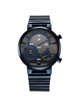 Fastrack - Gambit Black Dial Stainless Steel Analog Watch - 3309QM01