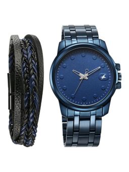 Fastrack - Pulse II Blue Dial Stainless Steel Analog Watch with Bracelet - 3314QM01F
