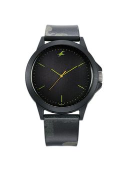 Fastrack - Tees Urbanique Black Dial Silicon Analog Watch - 38024PP76W