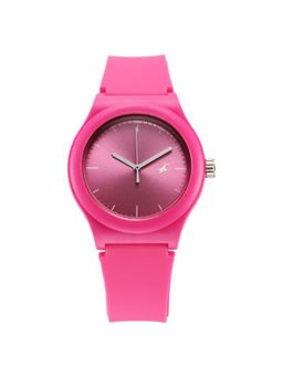 Fastrack - Tees Urbanique Magenta Dial Silicon Analog Watch - 38037PP20W