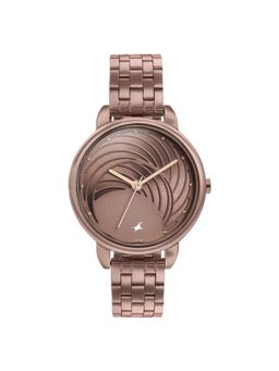 Fastrack - Stunner 8.0 Brown Dial Stainless Steel Analog Watch - 6282QM01