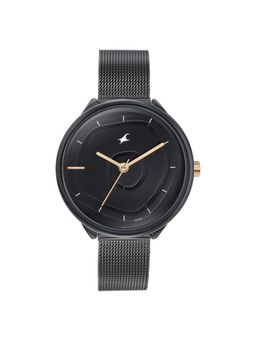 Fastrack - Stunner 8.0 Black Dial Leather Analog Watch - 6303KM01