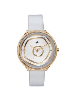 Fastrack - Stunner 8.0 Blue Dial Leather Analog Watch - 6303WL02